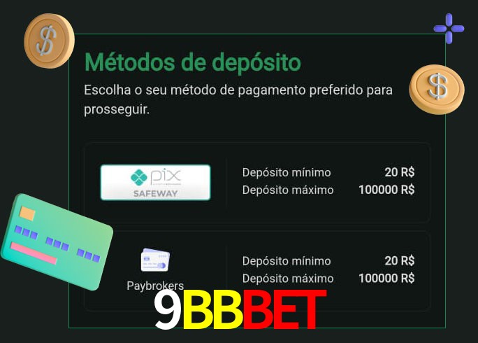 O cassino 9BBBETbet oferece uma grande variedade de métodos de pagamento